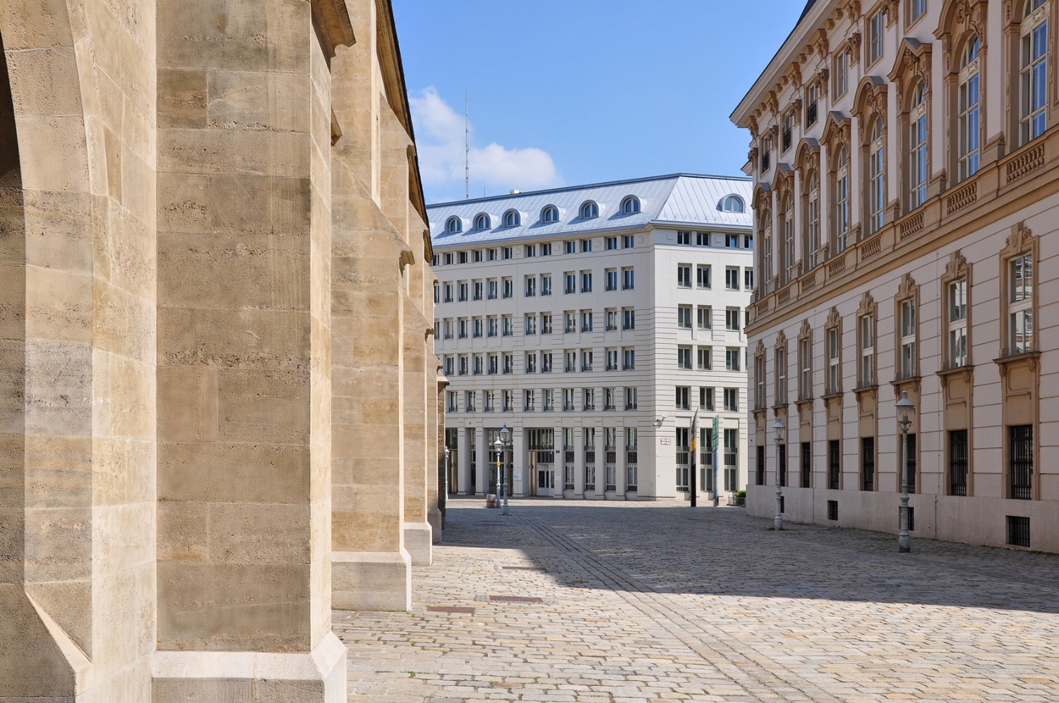 Vienna street, classic architecture